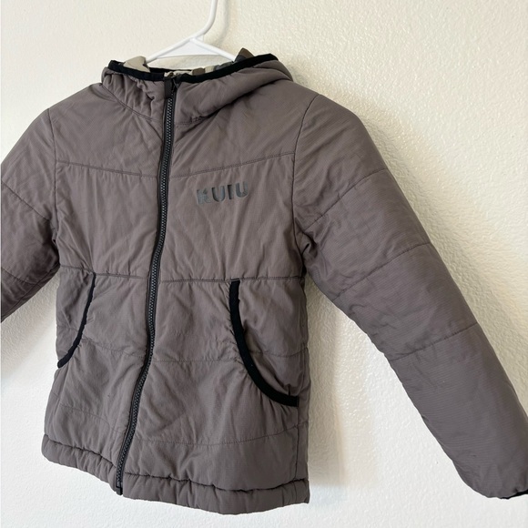 KUIU Versa 3DeFX+ Kids Camo Reversible Hooded Full Zip Jacket - Picture 7 of 10